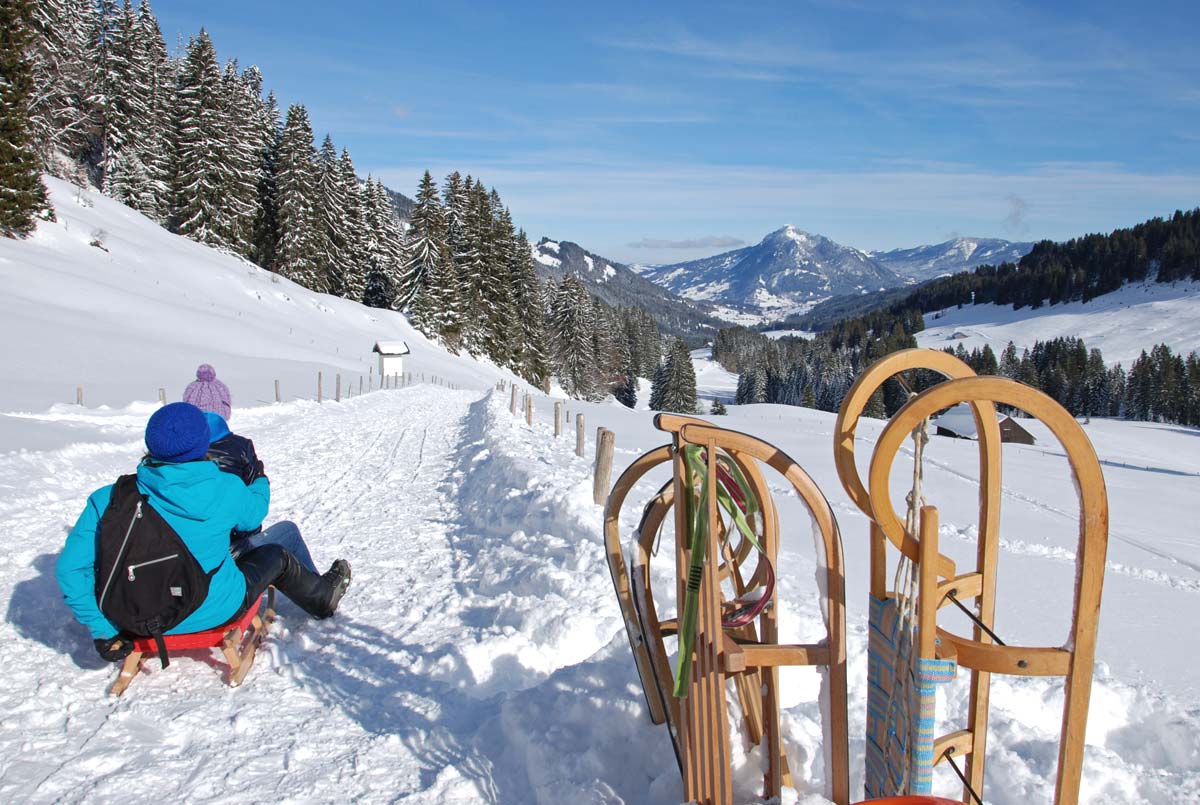 Winter im Allgäu Ferienhof Durach Waltenhofen